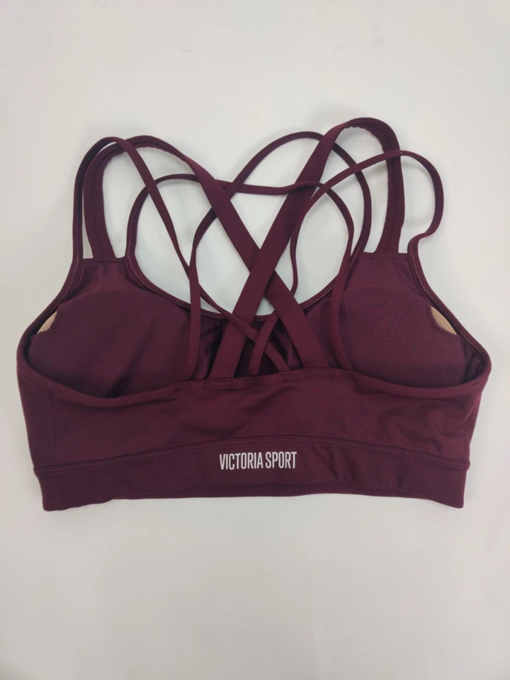 Victoria Secret Sport Women Sport Bra Burgundy Size Medium - Image 4 of 4