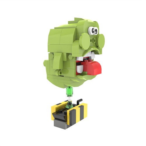 ZITIANYOUBUILD G-hos-tbu-s-t-er-s Greedy Ghost Gluttonous Devil Model 145 Bricks - Picture 2 of 6