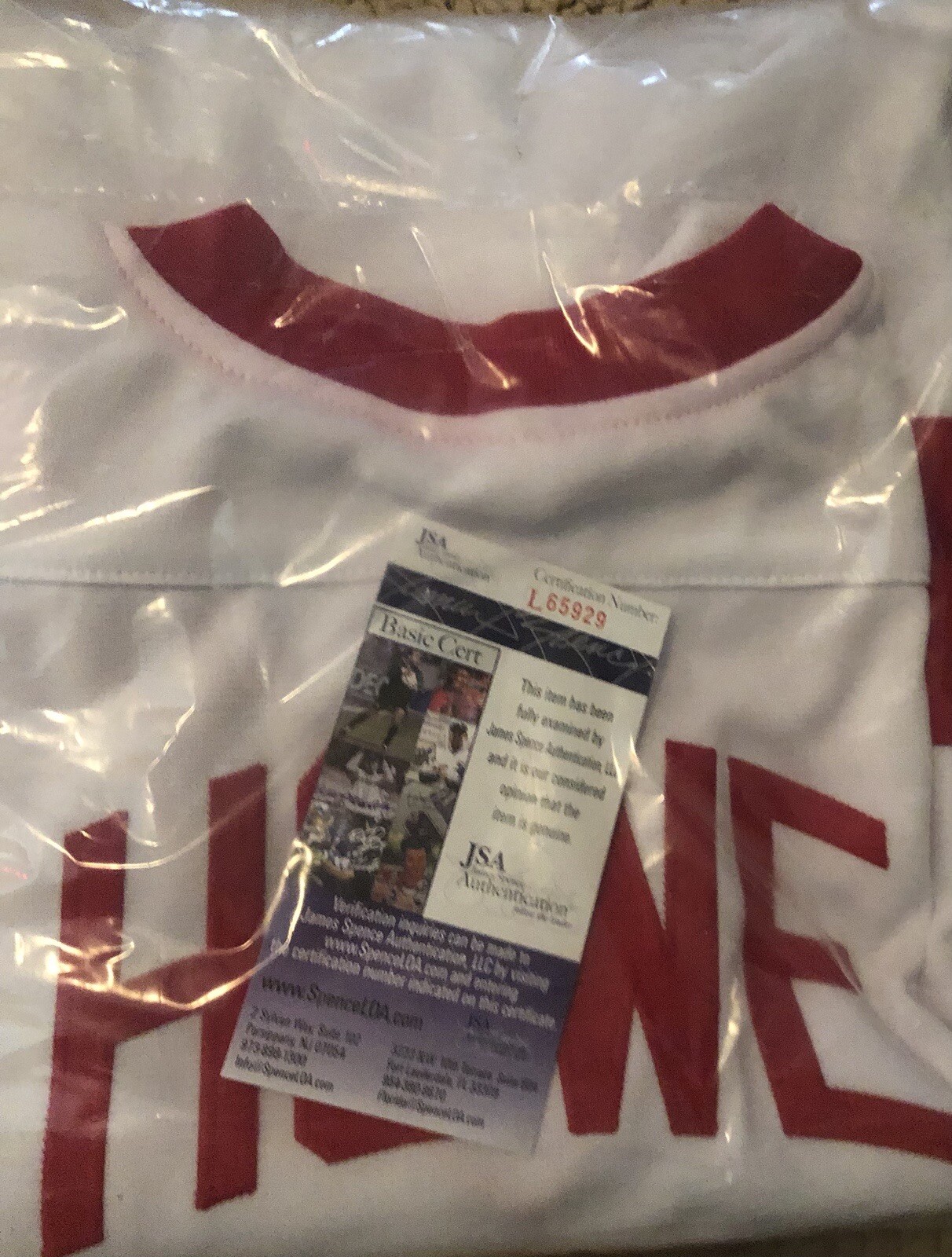 Gordie Howe Autographed Signed Detroit Red Wings #9 Jersey Mr. Hockey Inscription w/ COA 