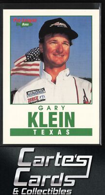 Gary Klein 1992-93 Pro League Bass #16 Texas Fishing