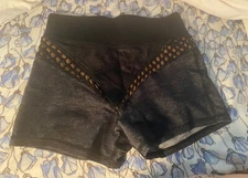 MICHI Sway Shorts - Black Denim MSRP $150