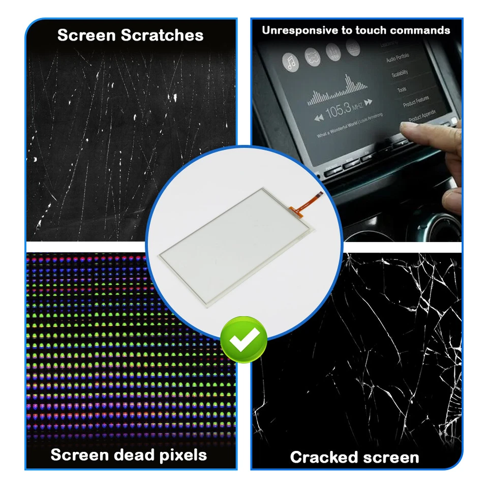 Digitalizador de pantalla táctil de 7" para Chevrolet GMC Onix Aveo Spark Prism Trax 2012-2016 Foto 3 de 4