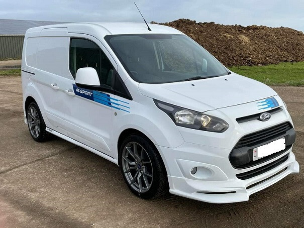 FORD TRANSIT CONNECT 2014-18 FRONT BUMPER SPOILER RS STYLE UK