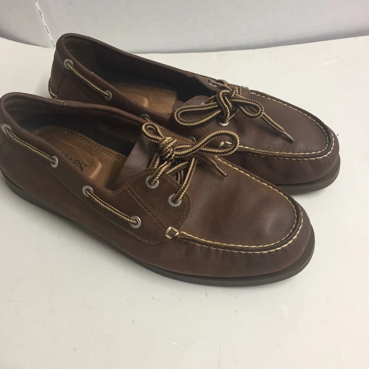 Chaps Dark Brown Men\'s Loafers Chaps Leather Loafers for Men | Mercari main image 4