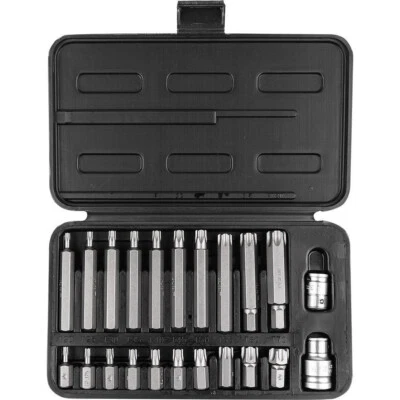 Kfz Werkzeug Auto Satz Set Innen Torx T-Profil T20-T70 Schrauben CV Bits CV 1/2“ - Bild 1 von 3