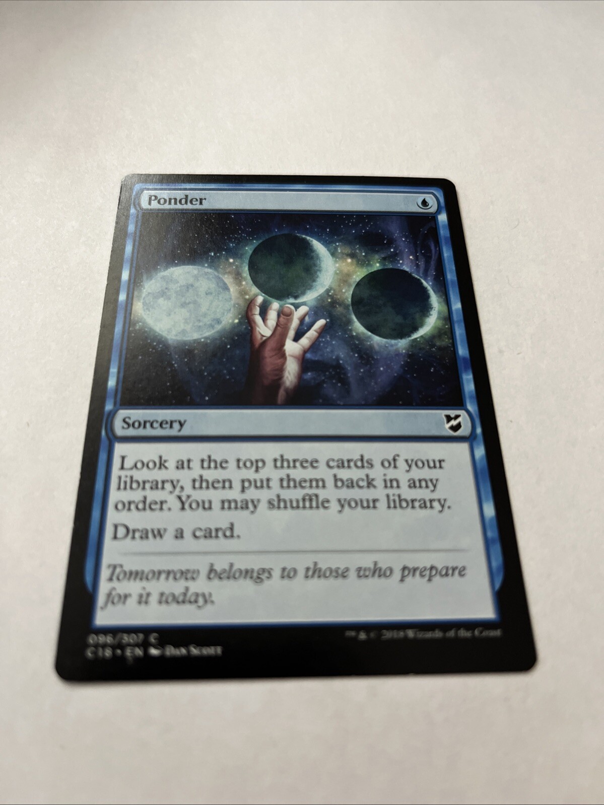 MTG Ponder Commander 2018 Common