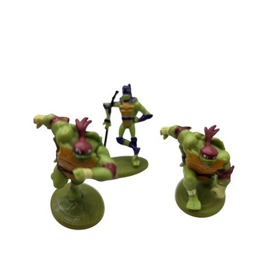 Teenage Mutant Ninja Turtles Mini Micro 1'' Figures Set 3 Action Figures Toys /D1