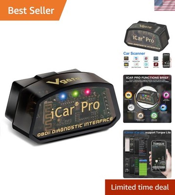 Portable iCar Pro BLE Scanner - Connects to iOS/Android for Quick Diagnostics