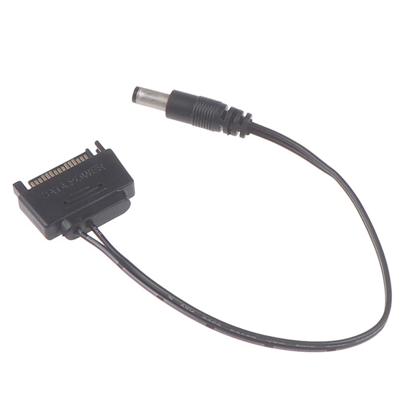 1 Stk SATA-Stecker auf DC 5,5x2,1mm 12V Stromversorgung SATA-zu-DC-Kabel 20cm - Bild 2 von 11