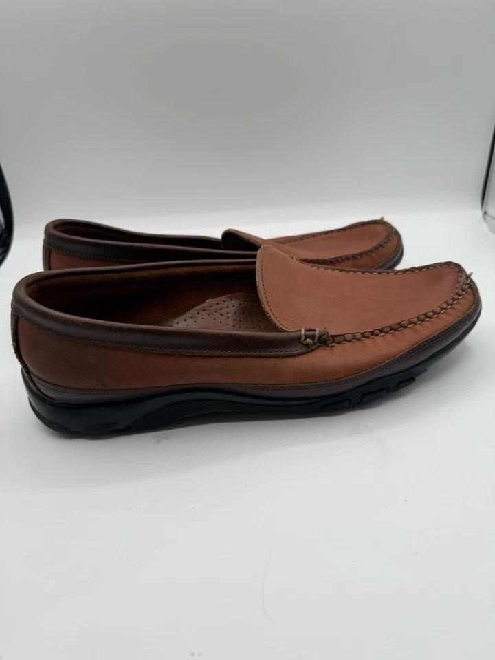 Allen Edmonds Boulder Mocasín Para Hombre Talla 11.B Marrón Zapatos para Conducir Venecianos Foto 4 de 4