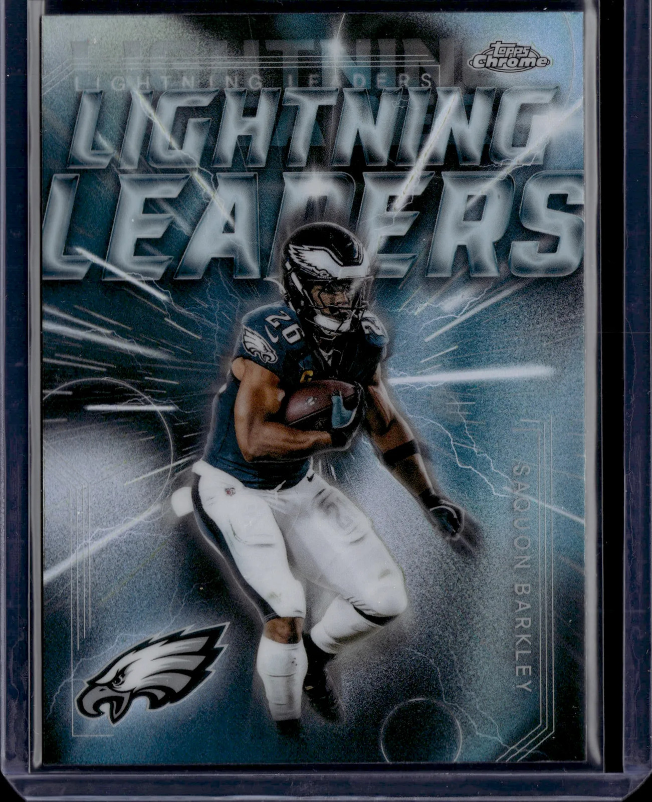 2025 Topps Chrome Lightning Leaders Saquon Barkley #LL-9