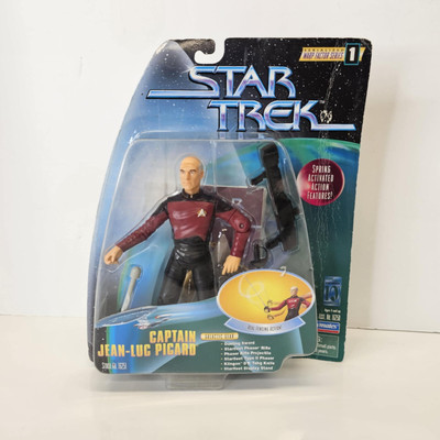 Star Trek CAPTAIN JEAN-LUC PICARD Warp Factor Series 1 TNG 6'' Figure 1997 NEW