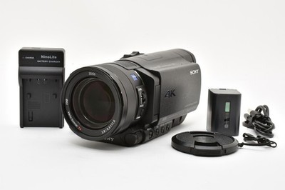 Sony Handycam FDR-AX100 Black 4K Optical 12x Zoom From Japan #F261