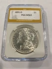 1891-O Morgan Silver Dollar MS63