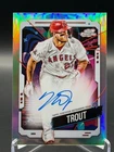 MIKE TROUT ~ 2024 Topps Cosmic Chrome Autograph Refractor Card ~ ON-CARD AUTO