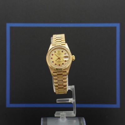 Rolex Lady-Datejust Ref. 69178 | Ruby | 18k Gold | 1985 | mit Rolex Box
