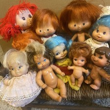 Vintage 60s-80s Strawberry Shortcake Doll Matell Remco More Lot Of 10 As Is