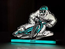 Yeti MTB-Inspired Light Box | Beleuchtetes Mountainbike Dekor | Für Radfahrer