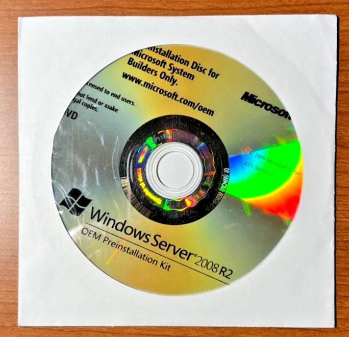 Microsoft Windows Server Standard 2008 R2 64-bit OEM Preinstallation Kit DVD - Image 3 of 3