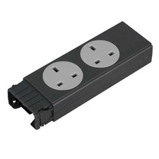 10 x Electrak IAB532F Intersoc-R Standard Outlet 2-Gang Individually Fused Used