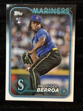 2023 Topps Prelander Berroa Rookie Card Seattle Mariners Series One #36