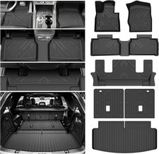 Floor Mats for Ford Explorer 2020-2025 2026 6 Seats Captain Chairs All Weather