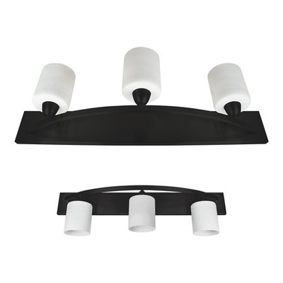 Nuk3y Modern Bathroom Vanity Light Fixture with Light Globe Brushed Nickel (M...
