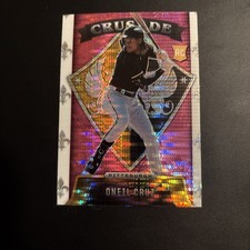 2022 Panini Chronicles - Crusade Oneil Cruz #3 Pink Pulsar Prizm (RC)
