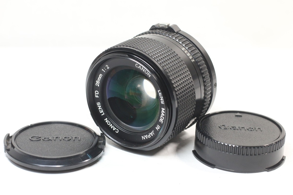 Canon New FD NFD 28mm F/2 MF Lens From Japan w/Cap | eBay