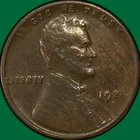 1924-D Lincoln Wheat Cent Fine F Coin #39534