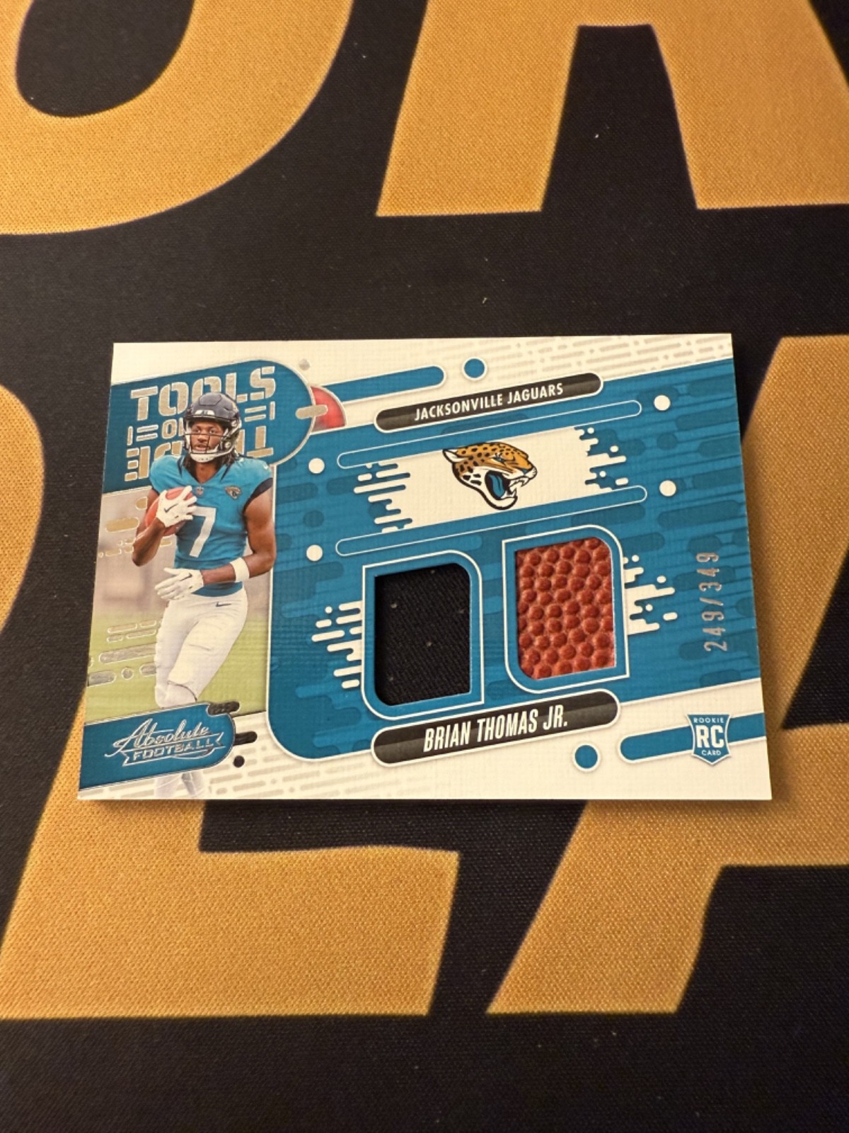 Brian Thomas Panini Absolute Tools of the Trade Double Relics #TOTDBTJ Base