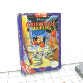 Chip 'N Dale Rescue Rangers Nintendo NES Capcom USA Video Game CIB