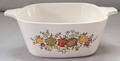 Vintage Corning Ware Spice of Life P-43-B 2 3/4 cup 700ml No Lid Chipped Handle