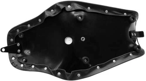 Assento solo Roland Sands Design Bob Job - Vinil preto desgastado com diâmetro perfurado - Imagem 4 de 4