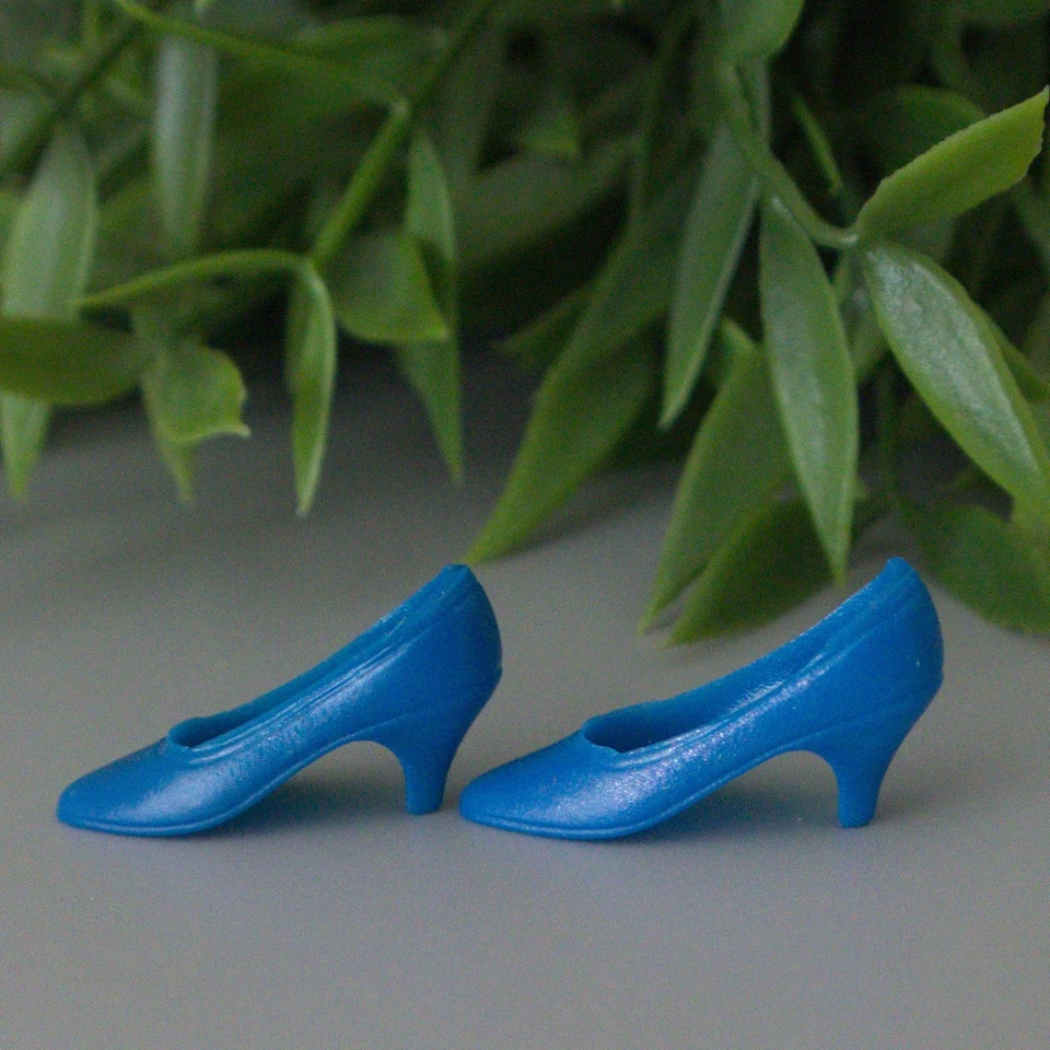 Barbie Travel in Style #1544 Difícil de Encontrar Azul Real Puntiagudo Zapatos Suaves De Colección 1966 Japón💙 Foto 2 de 4