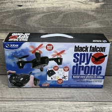 Black Falcon Spy Drone 160' Range Rechargeable Pictures Video - New/Open Box