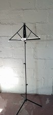 Asheville Music Stand Black Adjustable Tripod Base With Carrying Bag