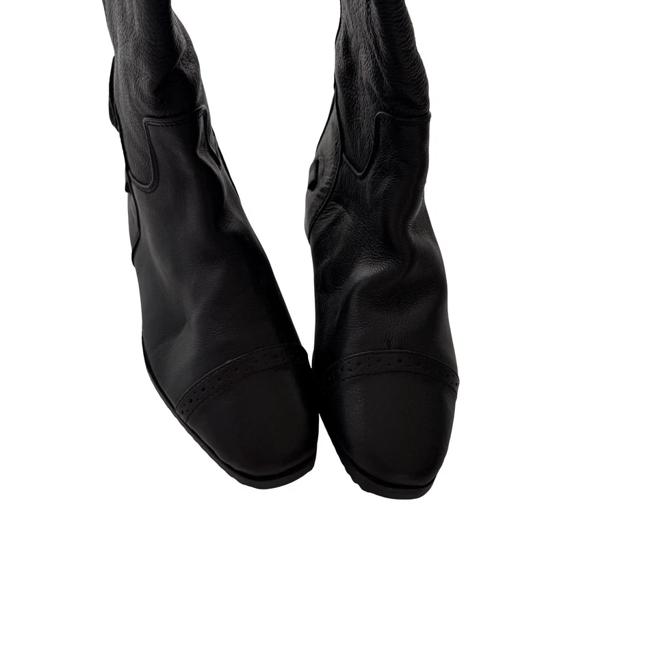 Botas de vestir altas TuffRider Milan de cuero negro para montar ecuestre talla 7 Foto 4 de 4