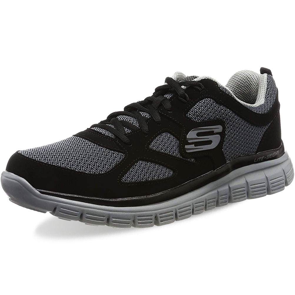 Кроссовки Skechers Burns-Agoura Schuhe Größe 41 Код 52635-BKGY Schwarz