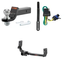 CURT Class 3 Towing Kit Trailer Hitch, Wiring, Ball Mount - 13002, 56096, 45836