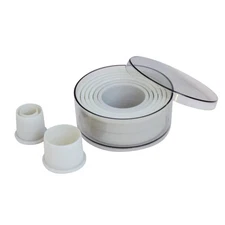 Round Cutters - 9-Piece Set - Easily Cut, Shape & Form Pies, Tarts, Biscuits ...