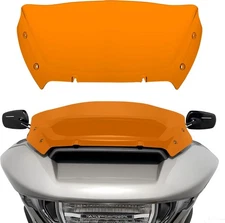 9"Orange Acrylic Outer Fairing Windshield Fits Harley 2023-24 Road Glide FLTRSE