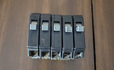 CUTLER HAMMER CIRCUIT BREAKER 20 AMP 1 POLE LOT OF 5 ECS