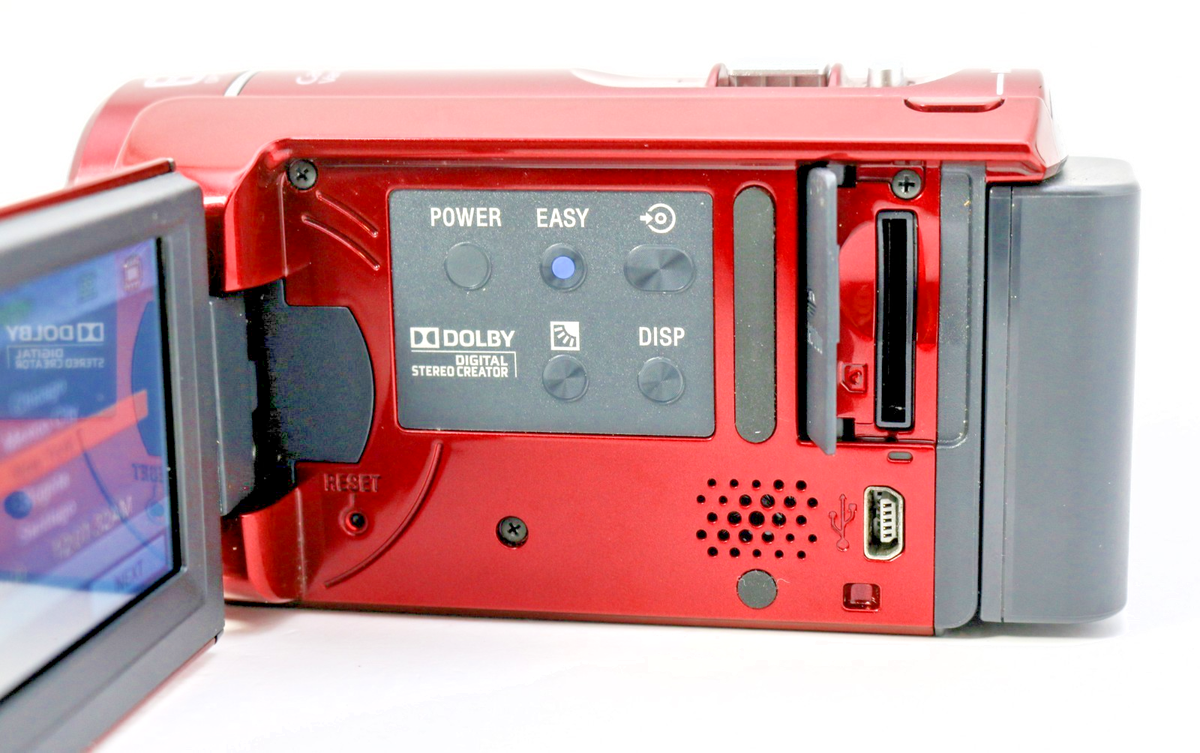 Sony Handycam DCR-SX41 Red 8GB Camcorder – 60x Carl Zeiss Zoom
