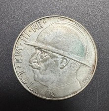 REGNO D'ITALIA - VITTORIO EMANUELE III - 20 LIRE CAPPELLONE 1928 - RICONIO