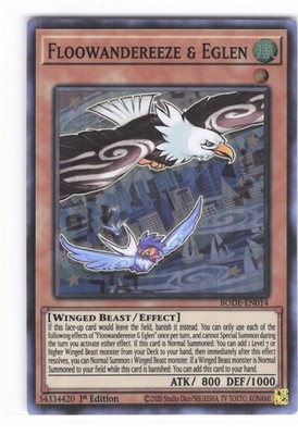 Floowandereeze & Eglen Super Rare Burst of Destiny BODE-EN014 NM 1st Edition LP