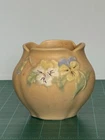 Vintage 1930's Weller Pansy Pottery Vase