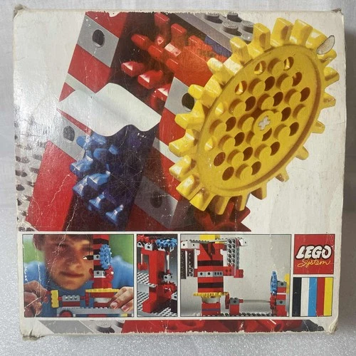 Lego Universal Building Set Gears 801-1 Vintage 1970 Almost Complete