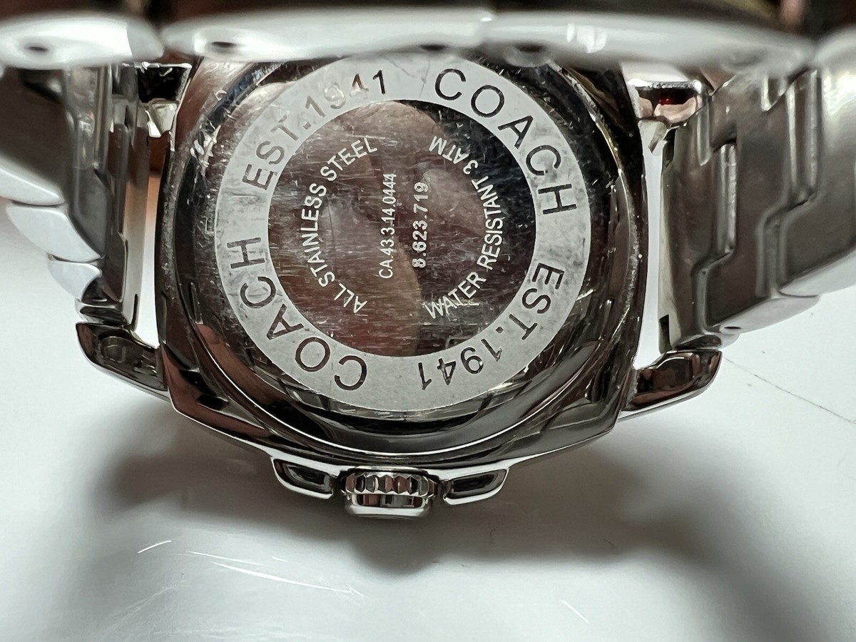 Coach Ca.43.3.14.04444 Quartz Watch Wristwatch Stainless 
