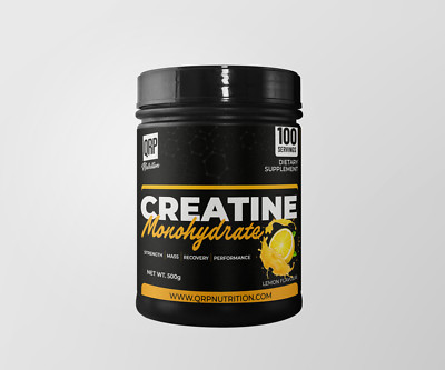 QRP Nutrition CREATINE MONOHYDRATE 500g (Zitronengeschmack)